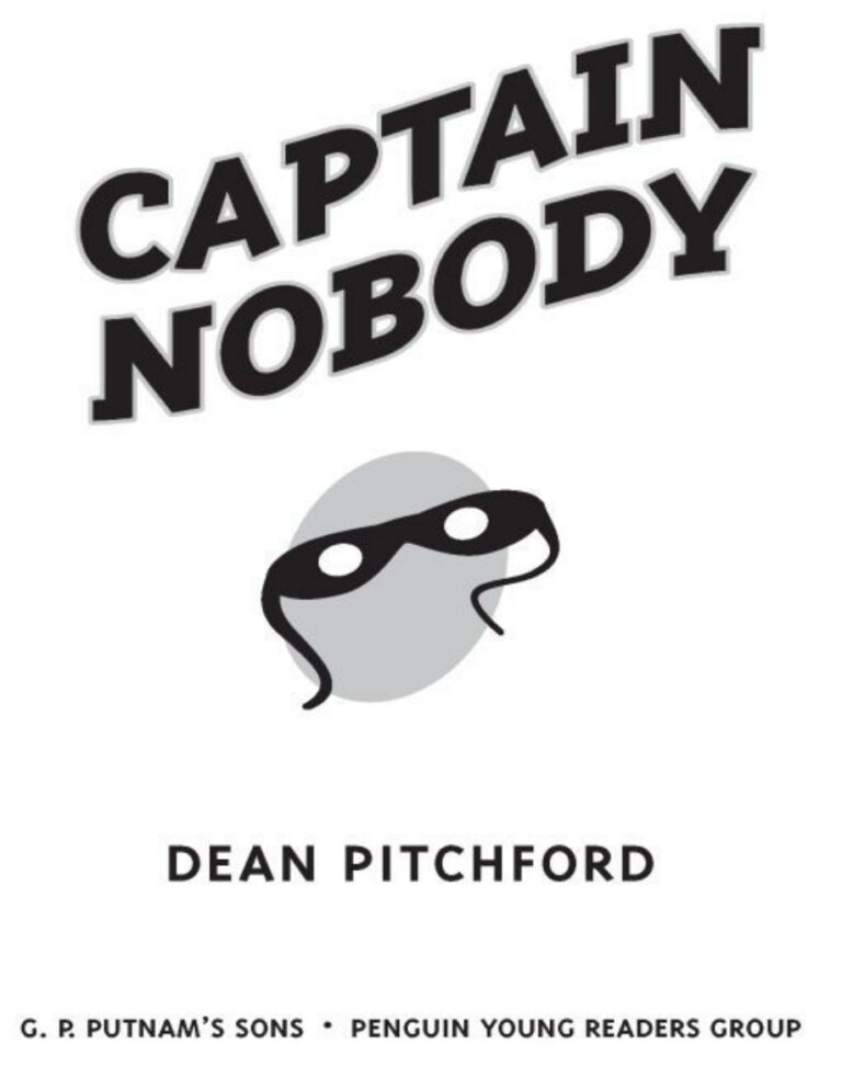 captain nobody dean pitchford Kitap Kapağı