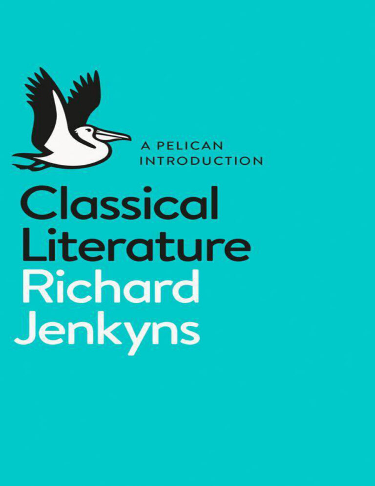 classical literature richard jenkyns Kitap Kapağı
