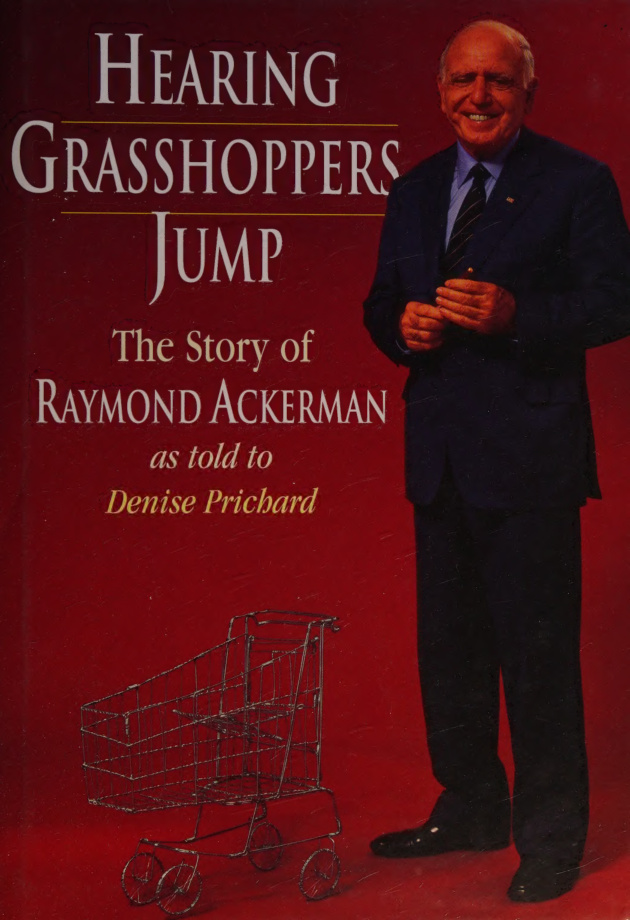 hearing grasshoppers jump Raymond Ackerman Kitap Kapağı