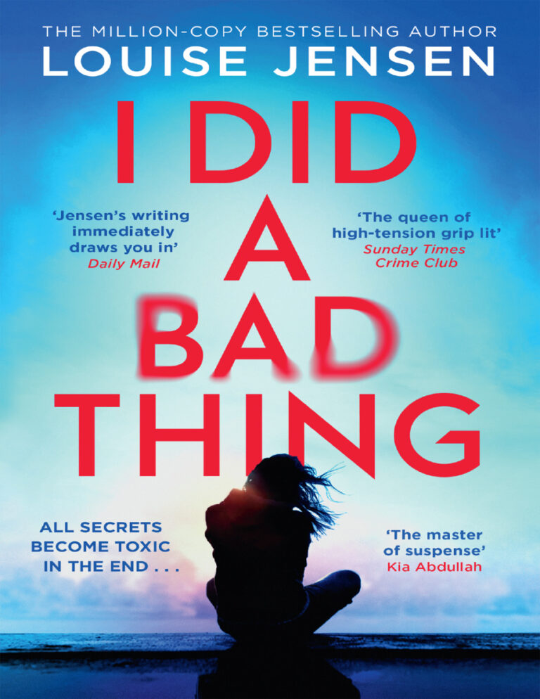 i did a bad thing louise jensen Kitap Kapağı
