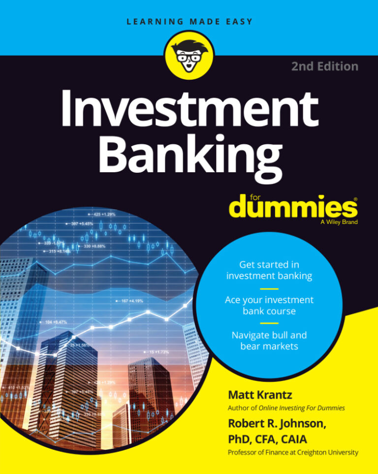 investment banking for dummies matt krantz Kitap Kapağı