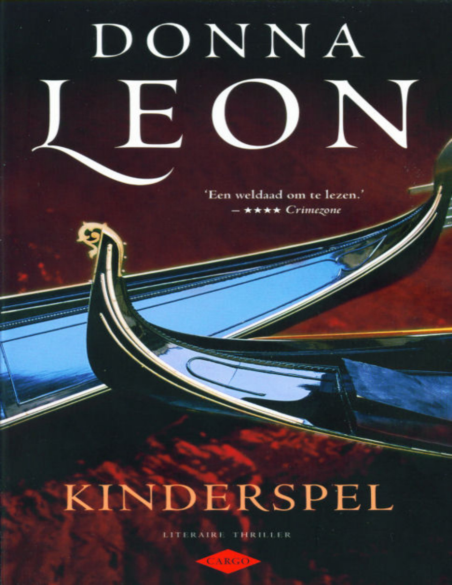 kinderspel Dutch Edition Donna Leon Kitap Kapağı