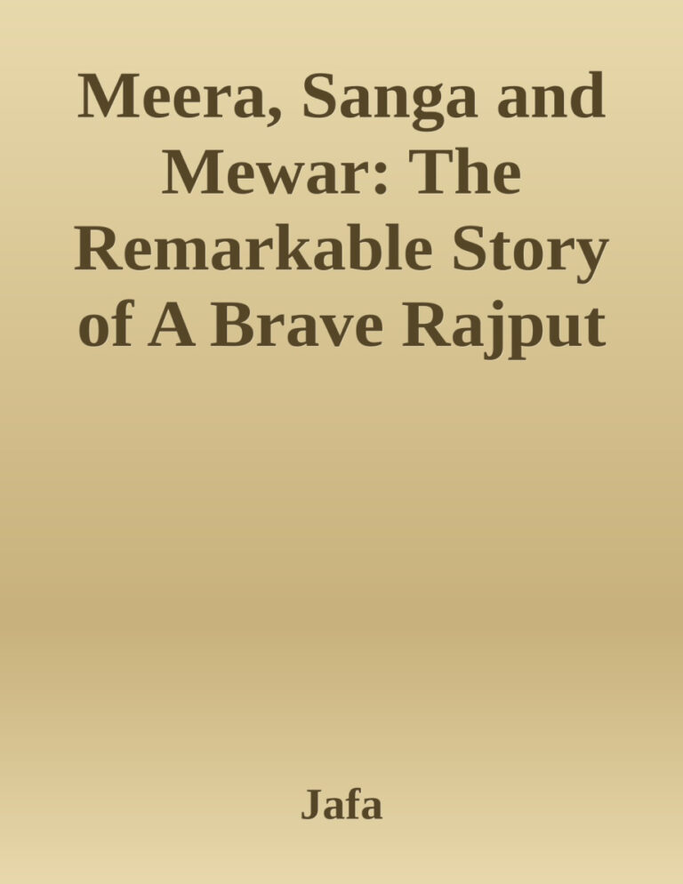 meera sanga and mewar jafa Kitap Kapağı