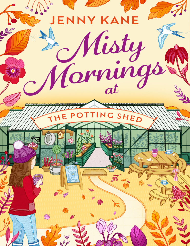 misty mornings at the potting shed Jenny Kane Kitap Kapağı