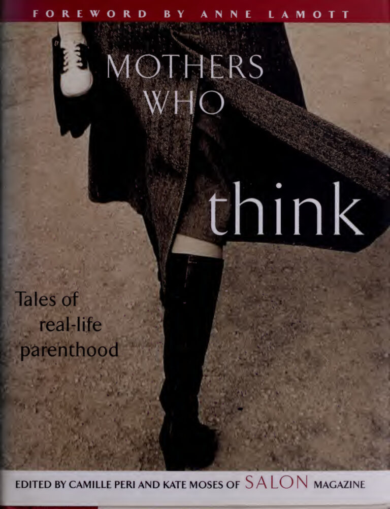 mothers who think tales of real life parenthood Camille peri Kitap Kapağı