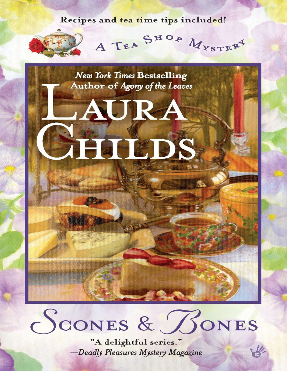 scones and bones laura childs Kitap Kapağı