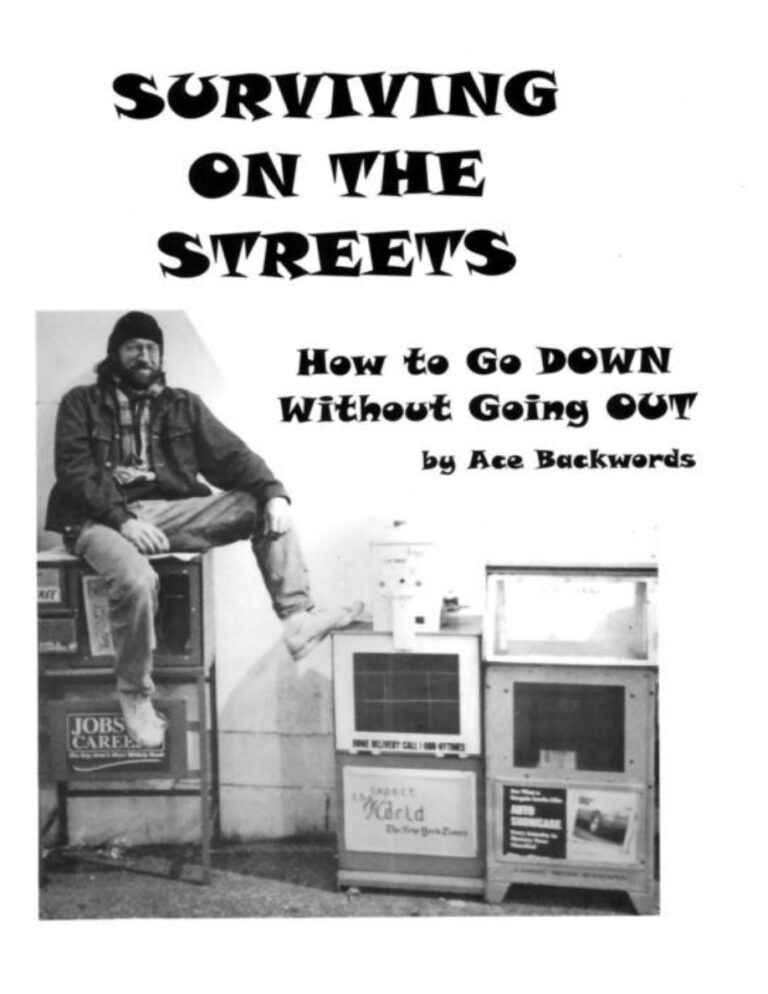 surviving on the streets ace backwards Kitap Kapağı