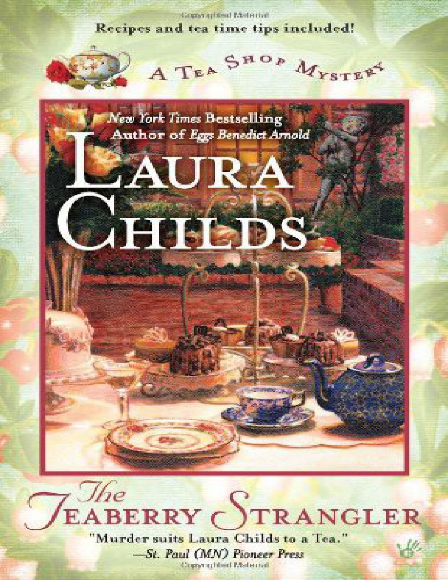 the teaberry strangler laura childs Kitap Kapağı