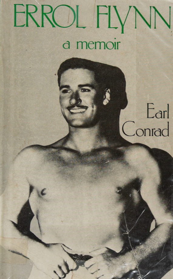 Errol Flynn A Memoir Earl Conrad Kitap Kapağı