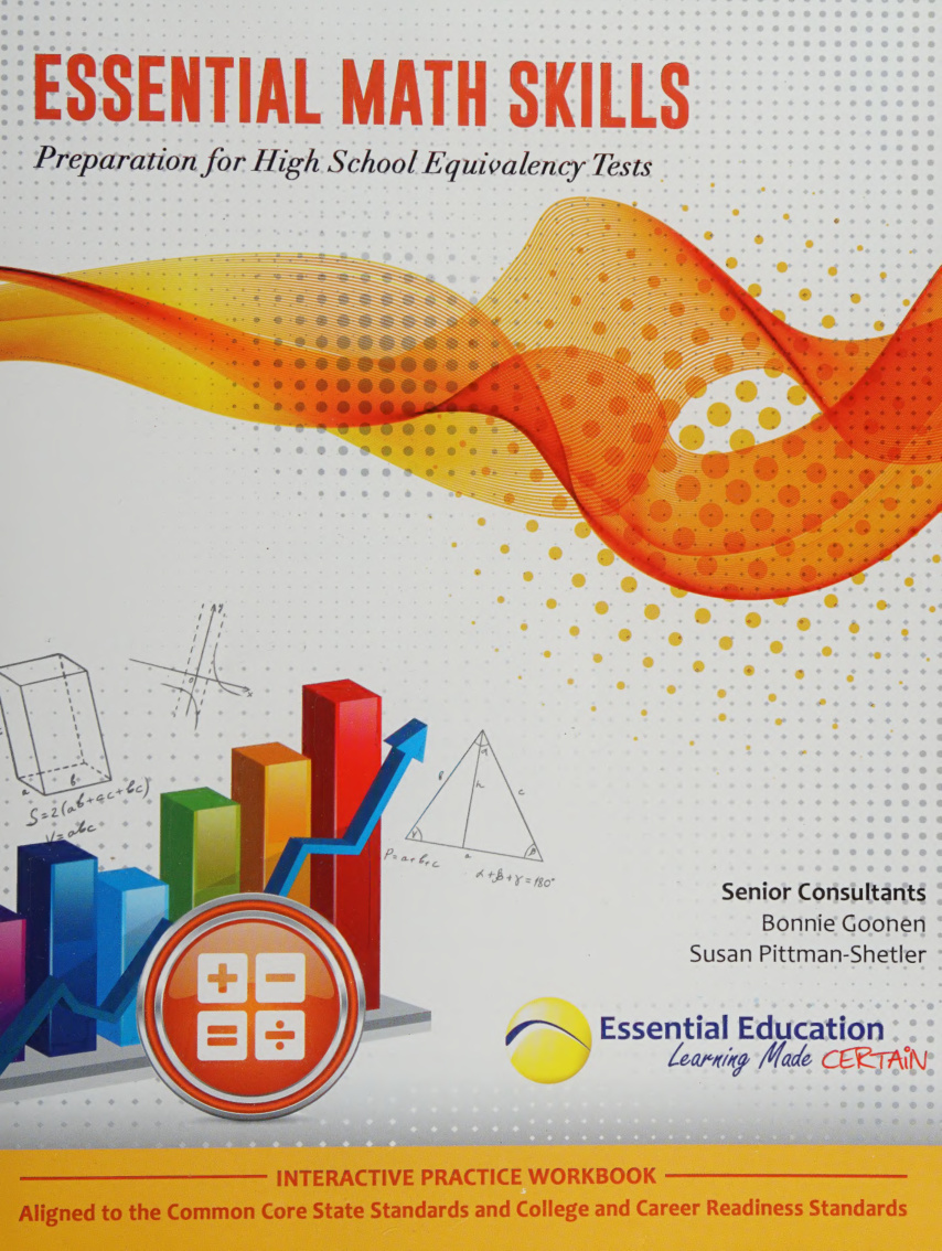 Essential Math Skills Preparation for High School Equivalency Tests Teresa Perrin Kitap Kapağı