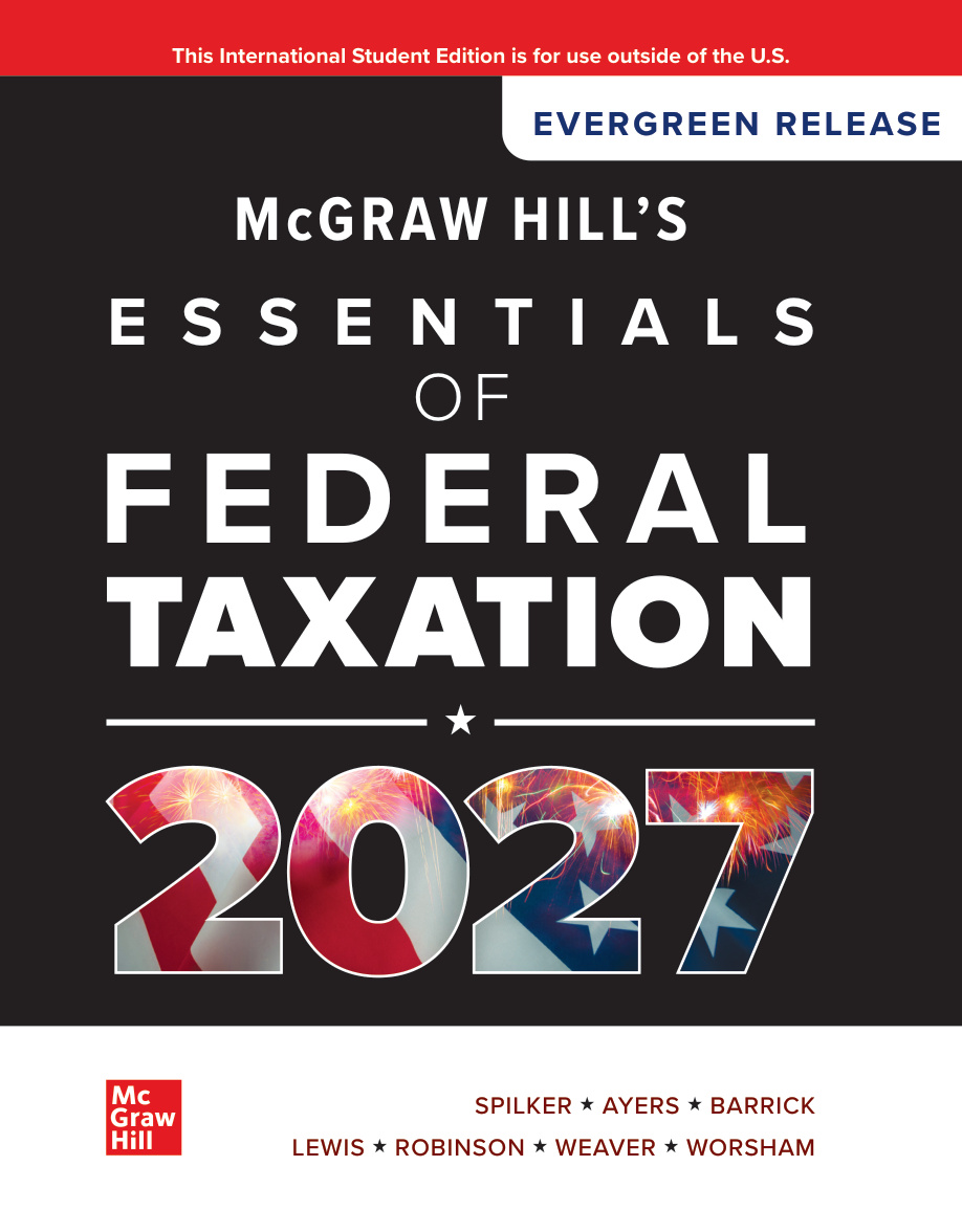 Essentials of Federal Taxation 2027 Brian C Spilker Kitap Kapağı