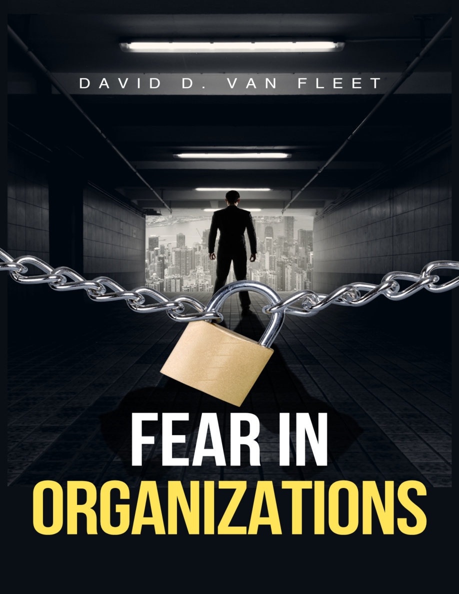 Fear in Organizations David D Van Fleet Kitap Kapağı