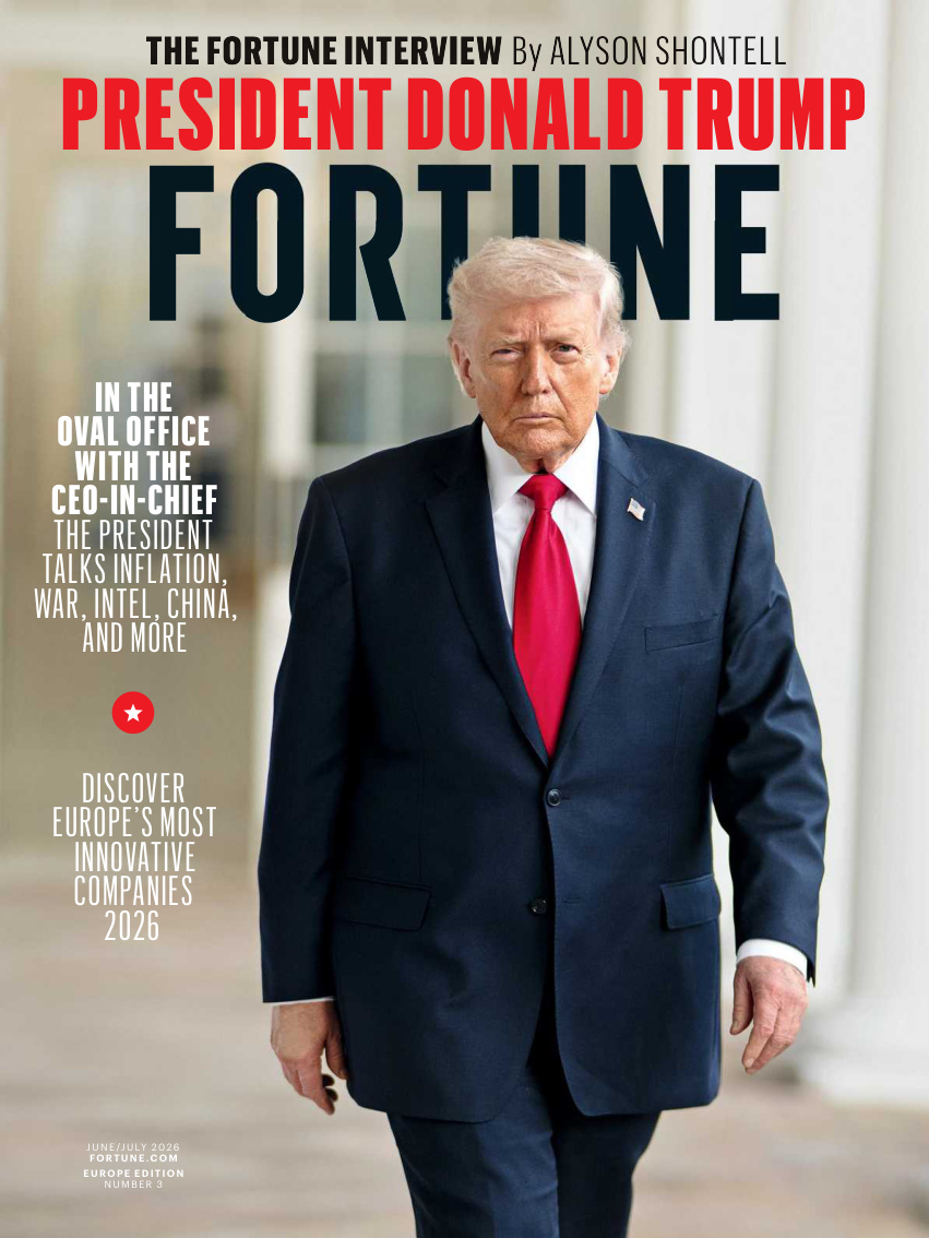 Fortune Europe JuneJuly 2026 Fortune Europe Kitap Kapağı