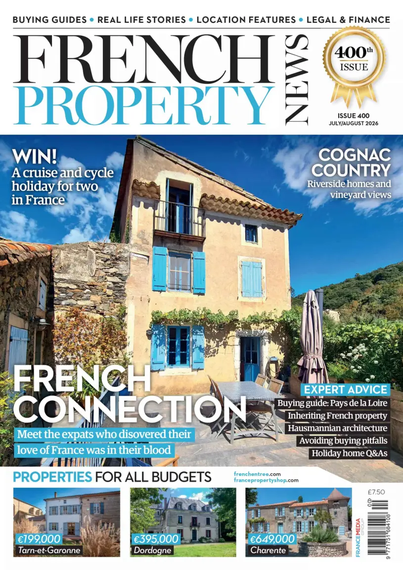 French Property News Issue 400 JulyAugust 2026 French Property News Kitap Kapağı