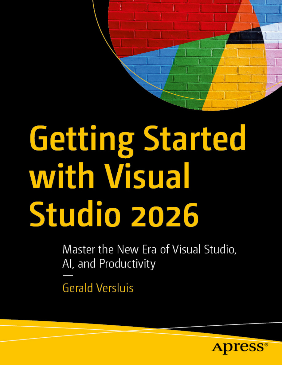 Getting Started with Visual Studio 2026 Gerald Versluis Kitap Kapağı