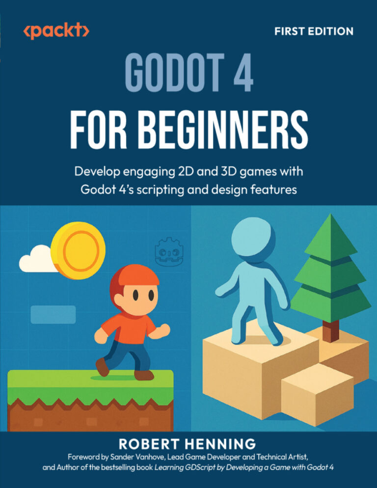 Godot 4 for beginners Robert Henning Kitap Kapağı