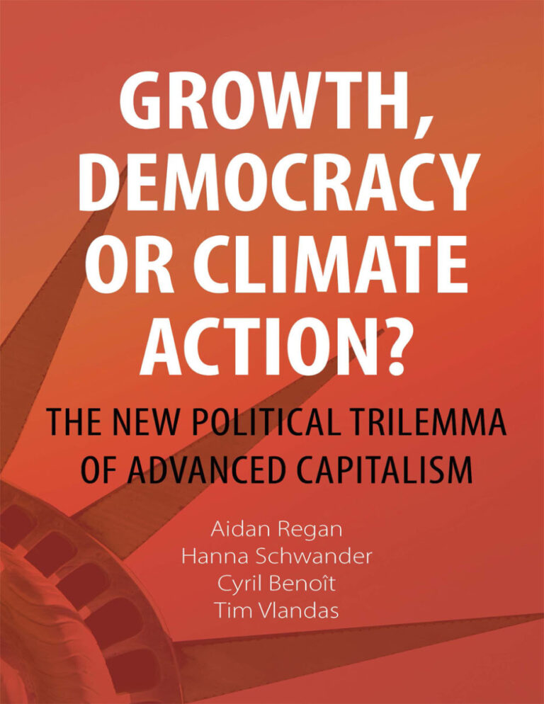 Growth Democracy or Climate Action Aidan Regan Kitap Kapağı
