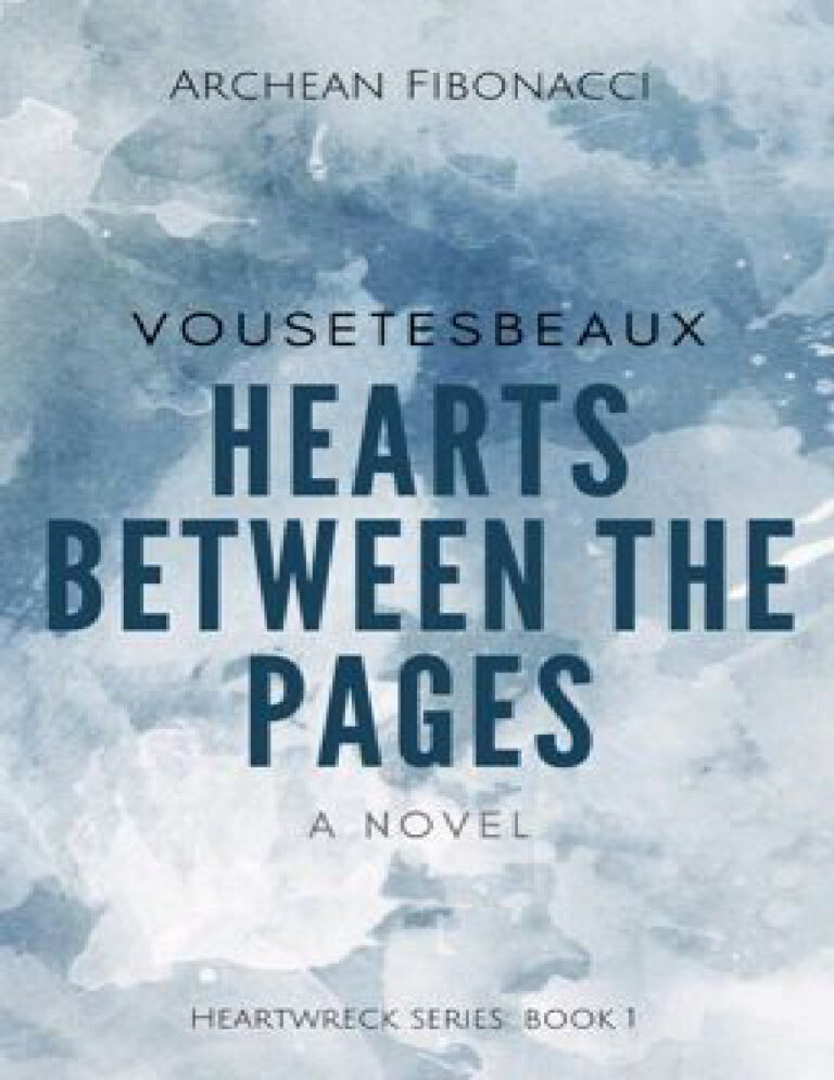 Hearts between the pages vousetesbeaux Kitap Kapağı