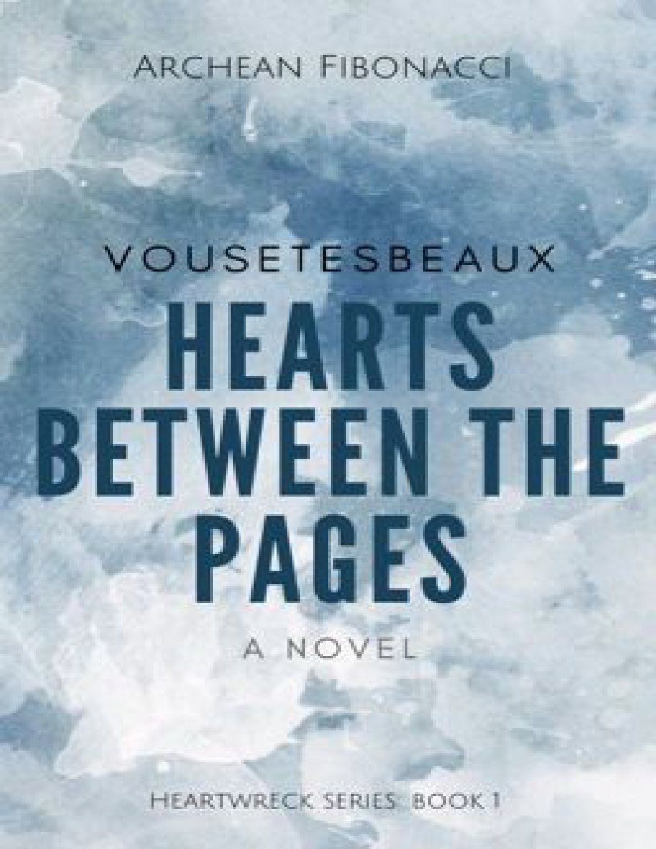 Hearts between the pages vousetesbeaux Kitap Kapağı