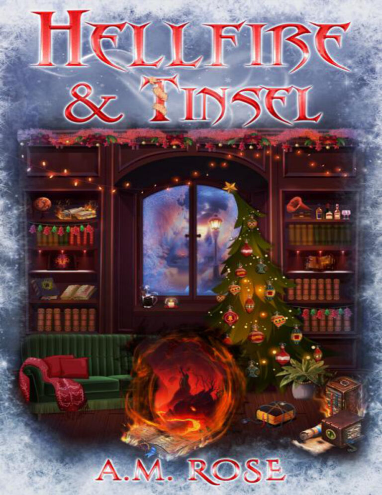 Hellfire and Tinsel AM Rose Kitap Kapağı