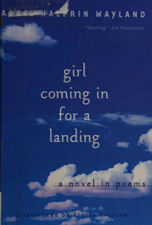 girl coming in for a landing April Halprin Wayland Kitap Kapağı