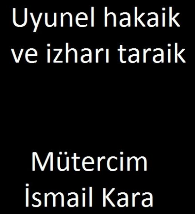 Necruzi Şah Simavi – Uyunul Hakaik