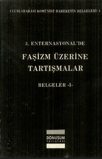 Enternasyonal'de Faşizm Üzerine Tartışmalar Belgeler PDF