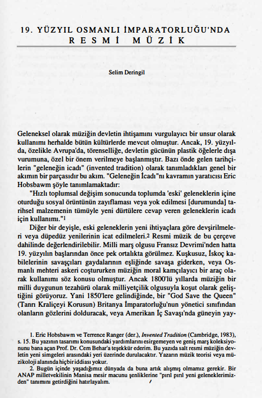 Yüzyıl Osmanlı İmparatorluğu’nda Resmî Müzik PDF