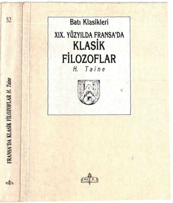 Yüzyılda Fransa’da Klasik Filozoflar PDF
