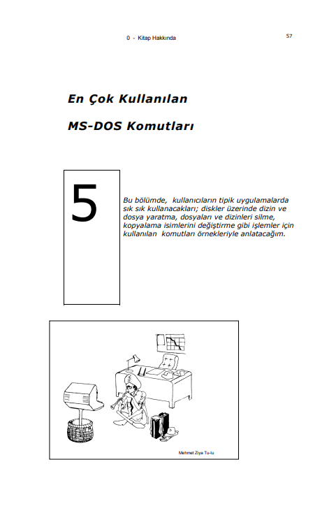 En Çok Kullanılan MS-DOS Komutları