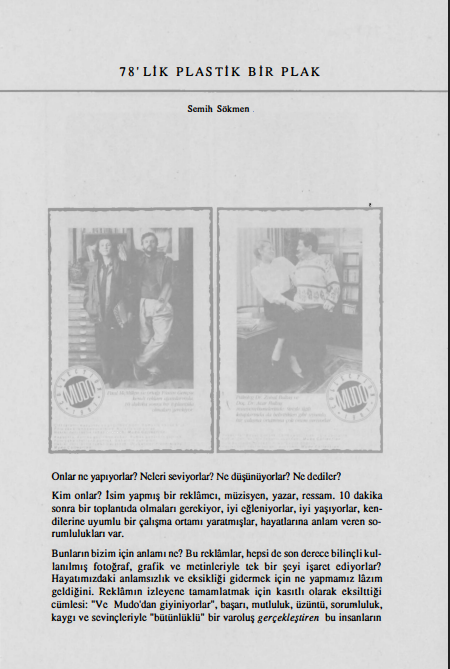 Semih Sökme - 78’lik Plastik Bir Plak PDF
