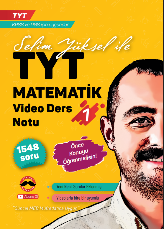 TYT Bıyıklı Matematik – 1548 Soru PDF İndir