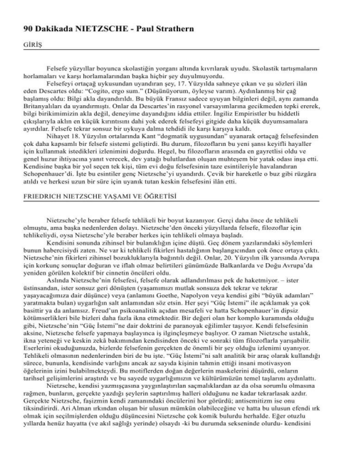 Paul Strathern - 90 Dakikada Nietzsche PDF