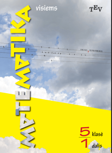 Matematika Visiems 5-1 klase (Litvanya PDF Kitap)