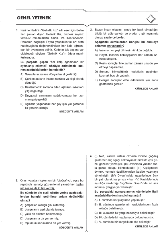 Yediklim GKGY 1999–2015 Çıkmış Sorular ve Çözümleri KPSS PDF