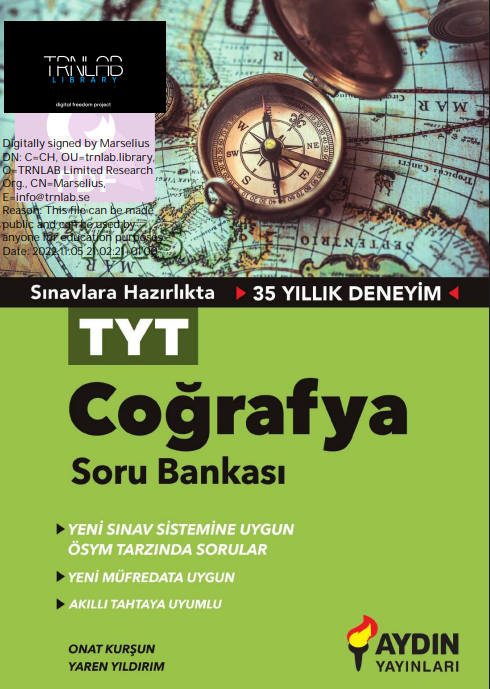 TYT Coğrafya Soru Bankası