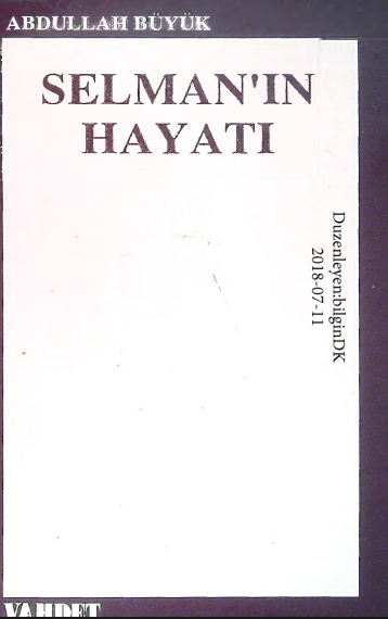 Abdullah Büyük - Selman’ın Hayatı PDF