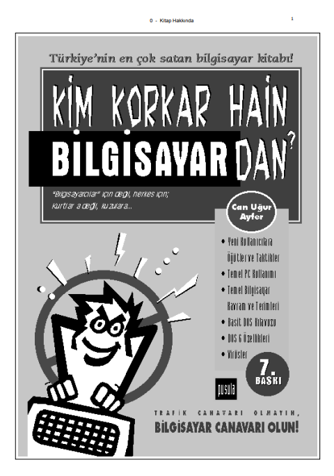 Can Uğur Ayfer - Kim Korkar Hain Bilgisayardan? PDF 1 Can Uğur Ayfer - Kim Korkar Hain Bilgisayardan? PDF