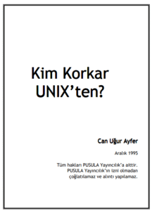 Can Uğur Ayfer - Kim Korkar UNIX’ten? PDF