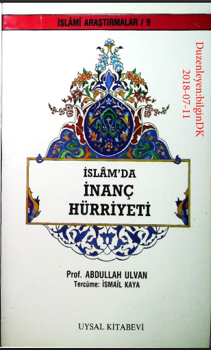 Abdullah Ünvan - İslam’da İnanç Hürriyeti PDF