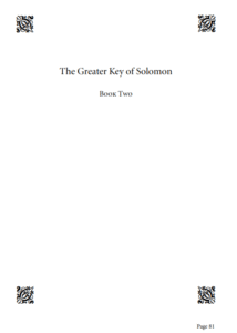 The Key of Solomon – Book II - İngilizce PDF 3 The Key of Solomon – Book II - İngilizce PDF