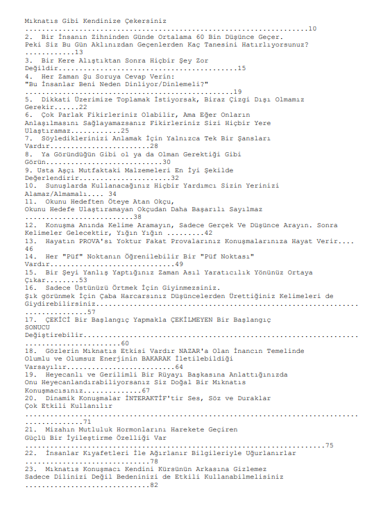 Adil Maviş - Mıknatıs Konuşmacılar PDF