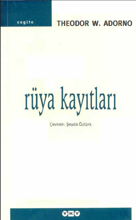 Theodor W. Adorno - Rüya Kayıtları PDF 2 Theodor W. Adorno - Rüya Kayıtları PDF