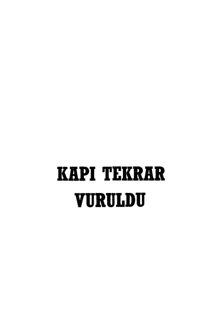Kapı Tekrar Vuruldu PDF - Agatha Christie