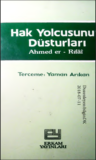 Hak Yolcusunun Düsturları PDF | Ahmet Er Rufai