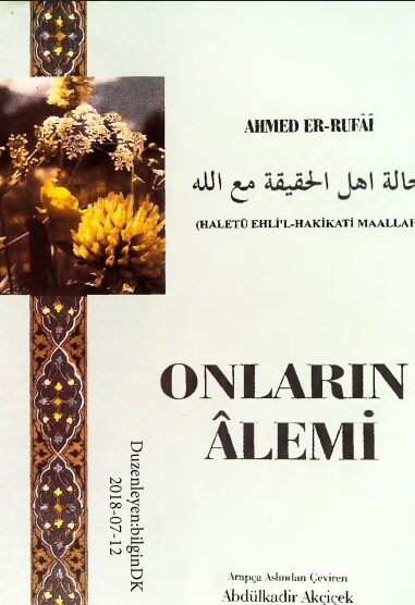 Onların Âlemi PDF | Ahmet Er Rufai