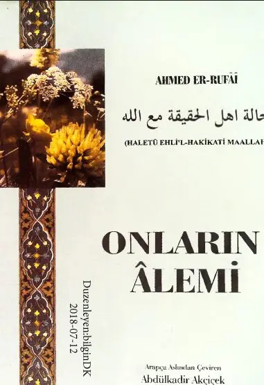 Onların Âlemi PDF | Ahmet Er Rufai