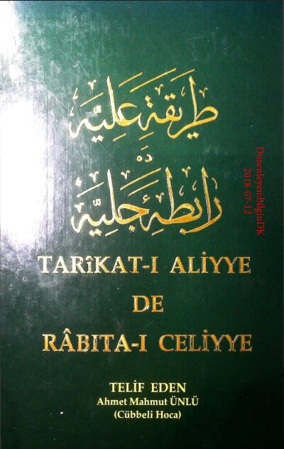Tarikati Aliyede Rabıta-i Celiyye PDF | Ahmet Mahmud Ünlü