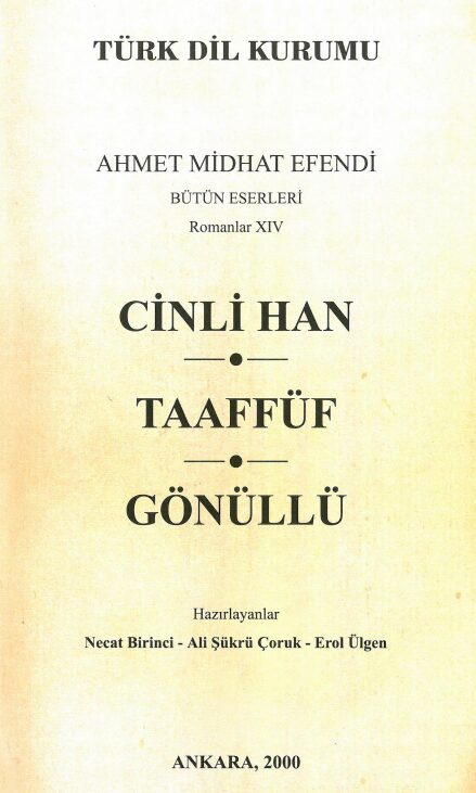 Cinli Han – Taaffüf – Gönüllü PDF | Ahmet Midhat Efendi