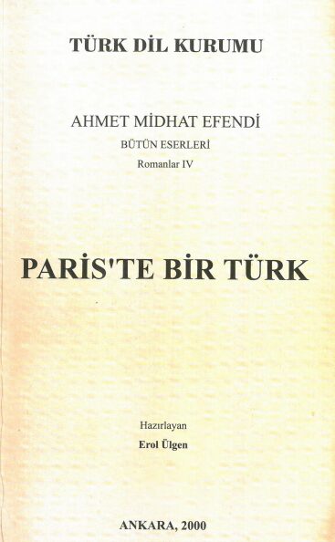 Romanlar 4: Paris’te Bir Türk PDF | Ahmet Midhat Efendi
